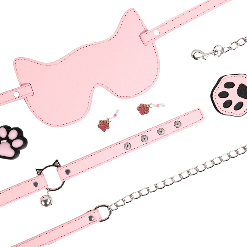 Coffret BDSM bondage débutant·es 6 accessoires cat