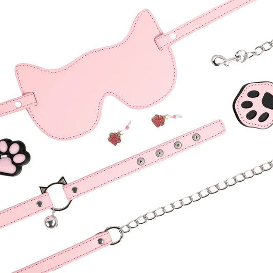 Coffret BDSM bondage débutant·es 6 accessoires cat