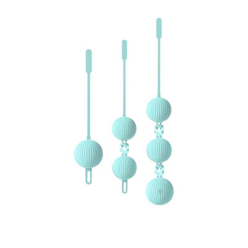 Kit 3 Boules de Kegel Delta en silicone médical, simple, double et triple, pour muscler le périnée et intensifier le plaisir.
