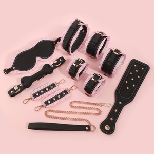 Coffret BDSM Secret Pleasure 7 accessoires + pochette