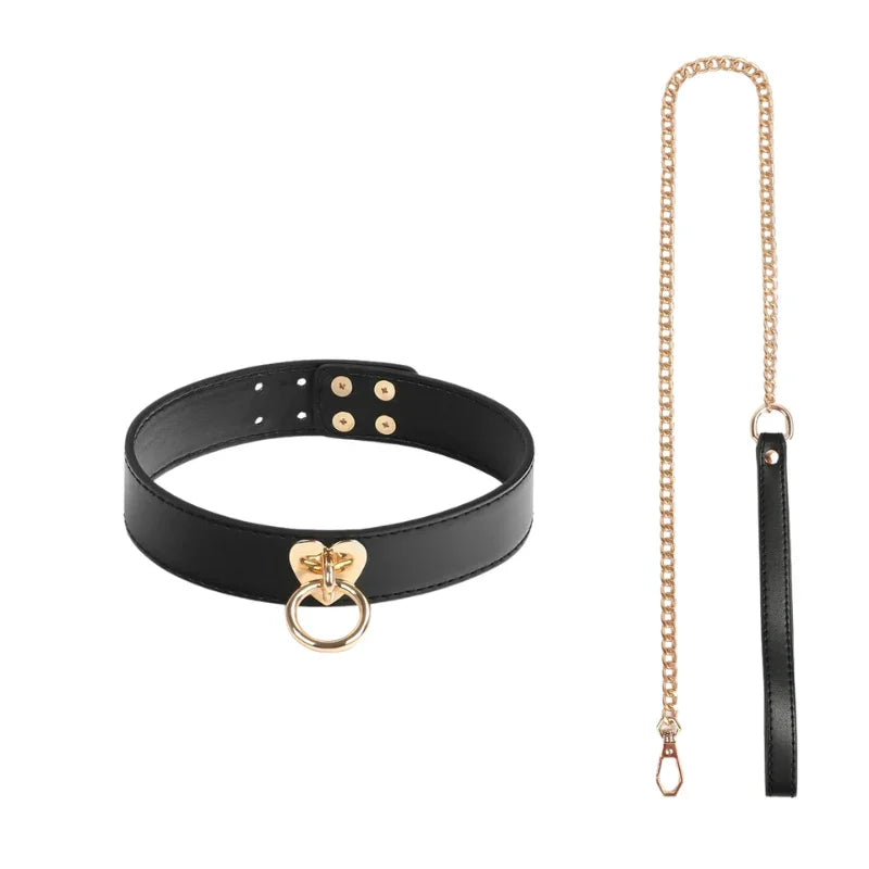 Coffret de bondage en cuir vegan 9 pièces