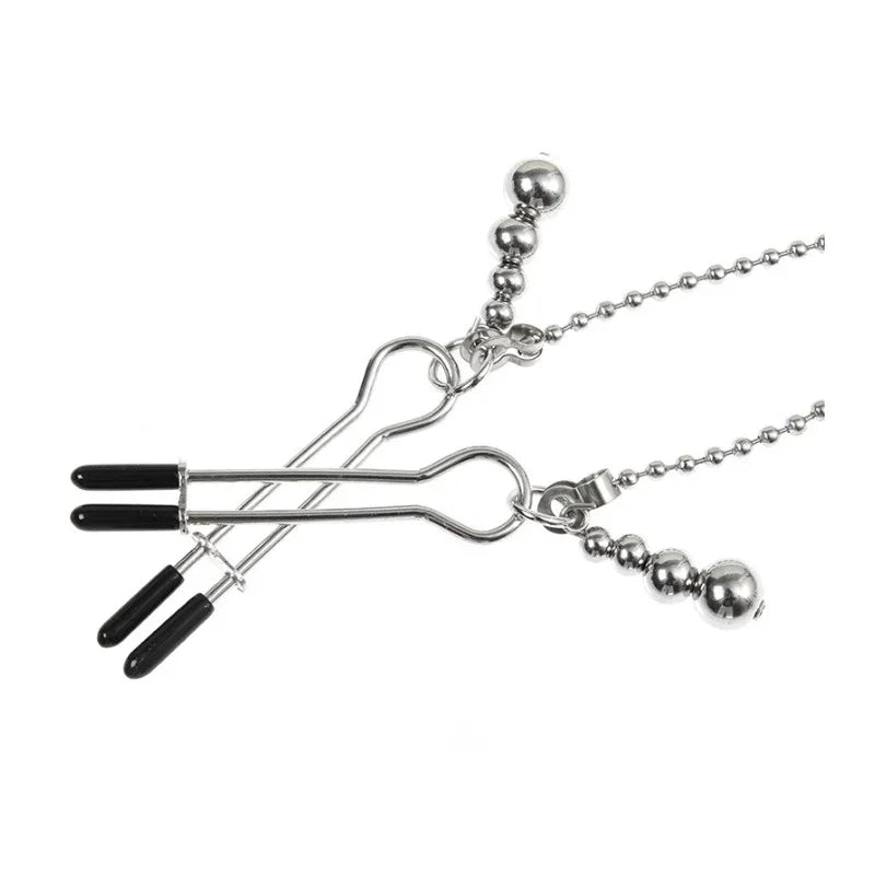Collier Pinces à seins & clitoris