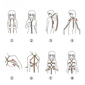 Corde shibari effet soie 10-30mètres