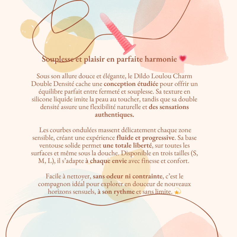 Dildo Loulou charm double densité description