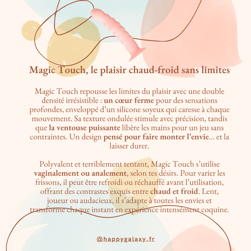 Dildo double Densité Magic Touch