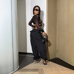 Ensemble lingerie sexy femme top dentelle et string assorti Louli