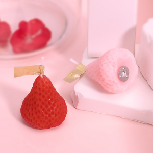 Kit 4 Bougie basse températures BDSM fraise