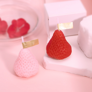 Kit 4 Bougie basse températures BDSM fraise