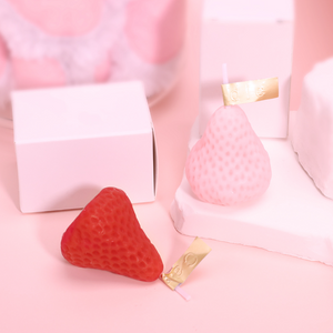 Kit 4 Bougie basse températures BDSM fraise 