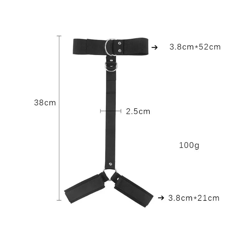 Kit bondage et masque en velours