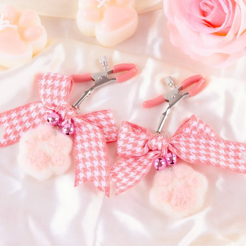 Kit bondage soft pinces à téton et plug anal