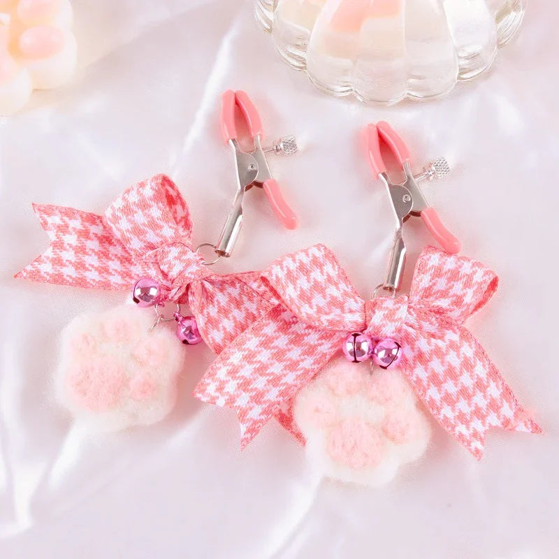 Kit bondage soft pinces à téton et plug anal