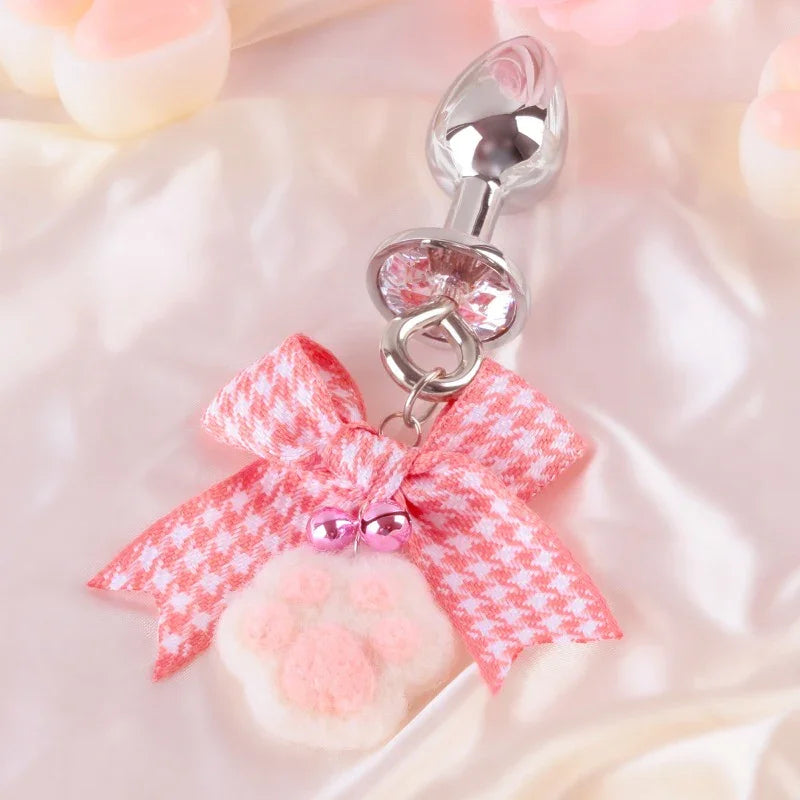 Kit bondage soft pinces à téton et plug anal