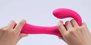 Strap-on Vibrant Télécommandé 3 Moteurs