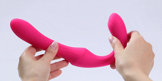 Strap-on Vibrant Télécommandé 3 Moteurs