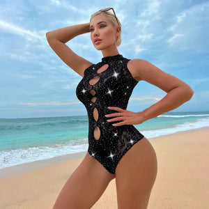 body lingerie sexy noir moulant Rash