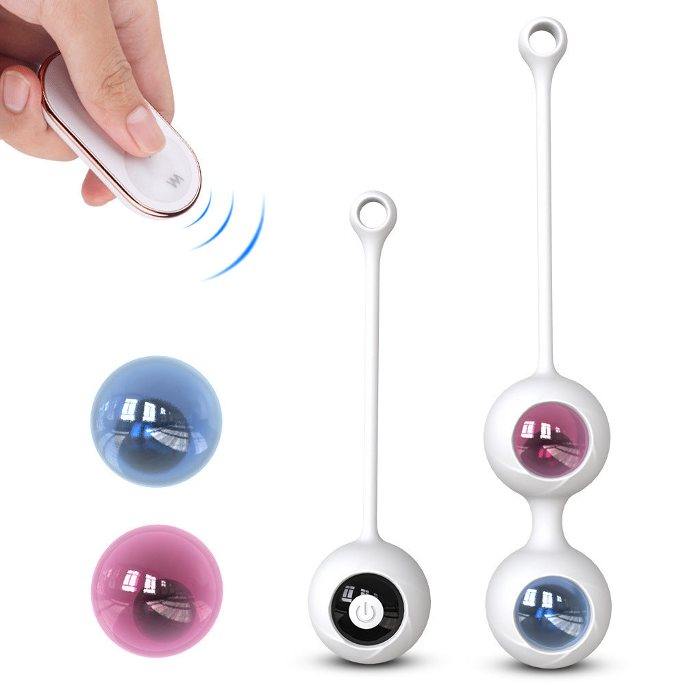 Boules de geisha vibrantes avec télécommande sans fil, idéales pour le plaisir intime et le renforcement du périnée.