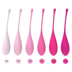Set de 6 boules de Kegel Alpha de 50 à 130 g pour renforcer le plancher pelvien et améliorer la tonicité intime.