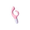 Vue produit du stimulateur rose seul sur fond blanc, design en boucle