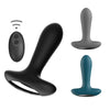 Plug connecté Eemol avec télécommande sans fil, disponible en noir, gris et bleu, pour une stimulation anale élégante et efficace.
