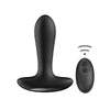 Plug noir Eemol accompagné de sa télécommande sans fil, idéal pour une exploration anale discrète et puissante.
