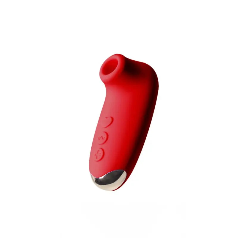 Stimulateur clitoridien Endo rouge passion, silicone doux et prise en main intuitive