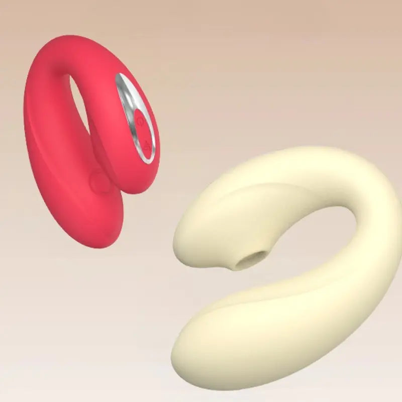 Stimulateur rose pour couple avec bouton de commande intégré