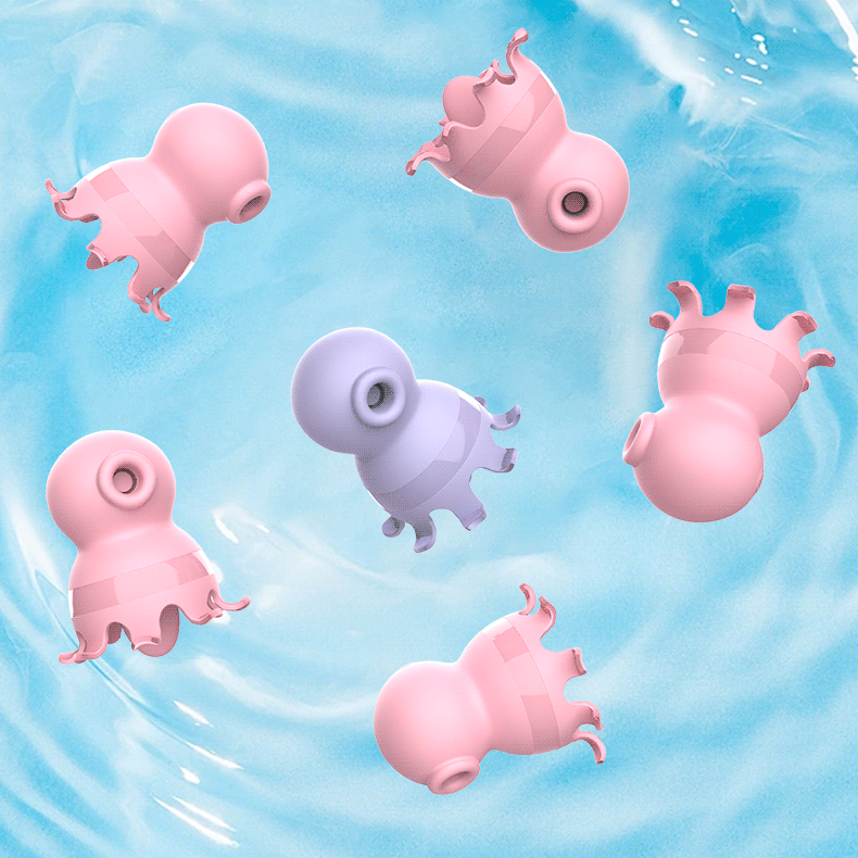 Variété de couleurs du stimulateur Octopus dans l’eau