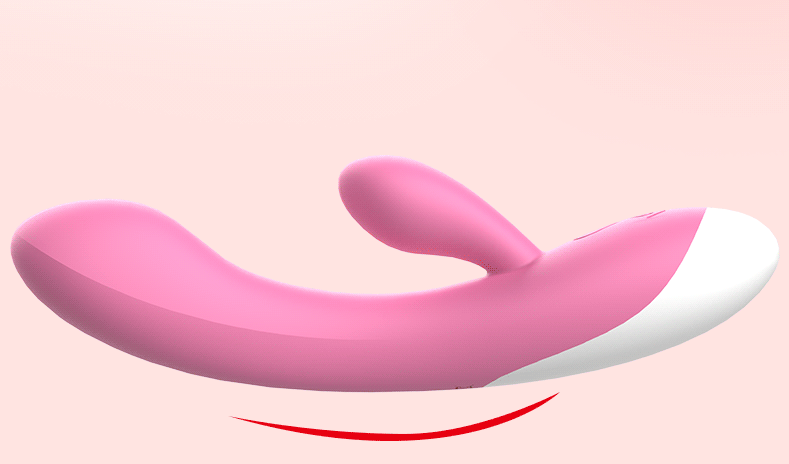 Vibromasseur Rabbit Miley avec design incurvé et ergonomique