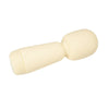 Vibromasseur beige Ivy allongé, vue latérale montrant le port de chargement
