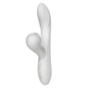 Vue de profil du stimulateur blanc avec ses trois boutons de contrôle visibles