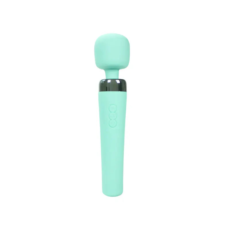 Wand vibromasseur Sakura en vert pistache, texture douce et finition brillante